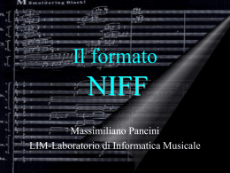 niff - LIM | Laboratorio di Informatica Musicale