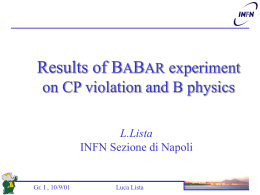 UPGRADE STUDIES IFR Workshop Pisa, January 18