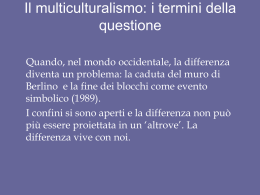 Multiculturalismo I
