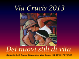 Via Crucis 2013 - I nuovi stili di vita