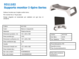 9311102 Supporto monitor I-Spire Series