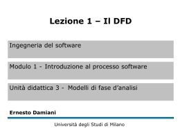 Il DFD - Università degli Studi di Milano