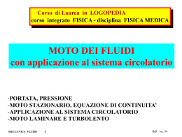 Meccanica Fluidi