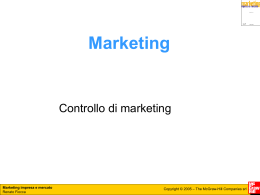 Controllo di marketing