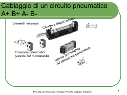 AUTOMAZIONE INDUSTRIALE PNEUMATICA Prof