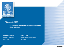il Microsoft CRM