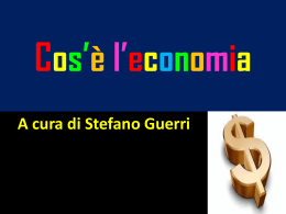 Cos`è l`economia by Stefano Guerri