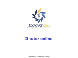 Il tutor online