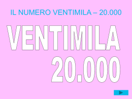 IL NUMERO DIECIMILA – 10.000
