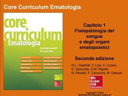 Core Curriculum - Ematologia 2/ed - Fisiopatologia