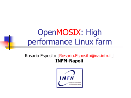 MOSIX: High performance Linux farm