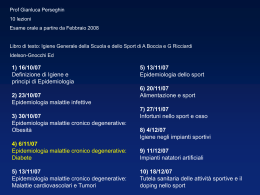 Lezione 4 - Scienze Motorie
