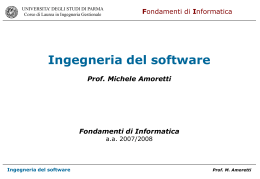 Ingegneria del Software