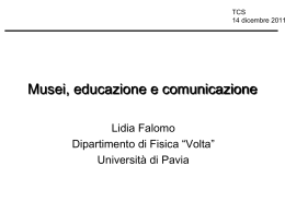 Musei - Universit&agrave; degli studi di Pavia
