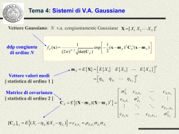 Esercitazione 4 del corso di Teoria dei Fenomeni Aleatori Prof. Gini