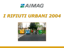 I Rifiuti Urbani 2004