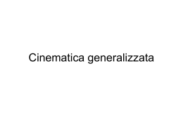 4_Cinematica Generalizzata