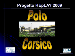 Progetto REpLAY 2009