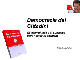 presentazione-trento-20-01-11 - democrazia diretta e partecipazione