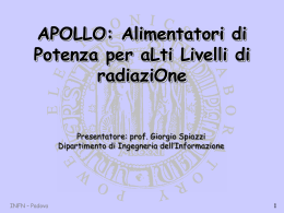 APOLLO - INFN - Sezione di Padova
