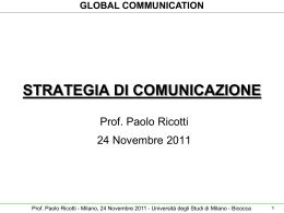 strategia di comunicazione - Università degli Studi di Milano