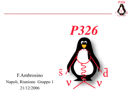 P326 status - Ambrosino