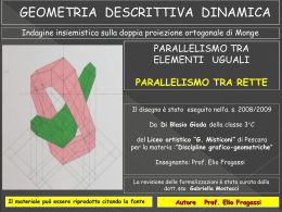Parallelismo tra rette
