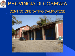 Presentazione di PowerPoint - Provincia di Cosenza