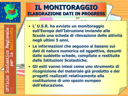 Monitoraggio attività U.S.R. Basilicata 2005