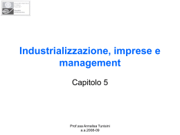 Industrializzazione, imprese e management