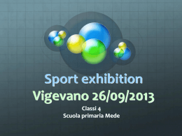 Sport exhibition Vigevano