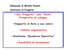 prospettive di sviluppo (M. Pezzini)