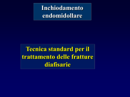 Mezzi di sintesi: il chiodo endomidollare