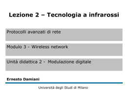 Tecnologia a infrarossi - Università degli Studi di Milano