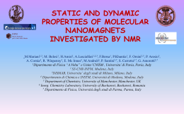 Static and dynamic properties of molecular nanomagnets