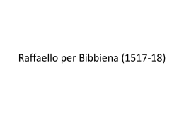 Raffaello per Bibbiena (1516-17)