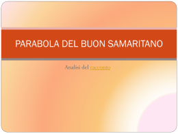 parabola del buon samaritano - Svolgi la prova sulla religione