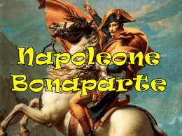 Napoleone Bonaparte - Istituto Professionale di Stato "G. Cipriani" di