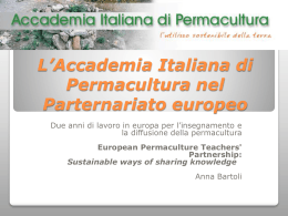 Report Bolsena finale - Accademia Italiana di Permacultura