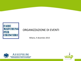 Wip Consulting Srl - Unione del Commercio di Milano