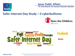 Il rapporto Ipsos-Save the children sul cyberbullismo