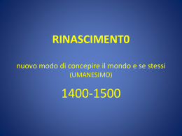 L`arte nel Rinascimento [e]