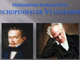Pessimismo romantico Schopenhauer vs leopardi