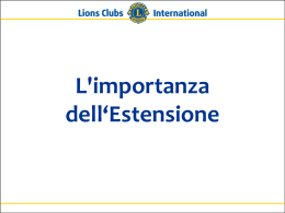 L`importanza dell`Estensione