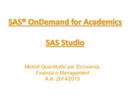 SAS Studio