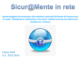 Sicur@MenteInRete-Presentazione2 - ITCG Maggiolini