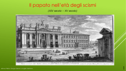 xv sec. il papato nell`eta` degli scismi