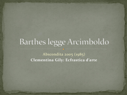Arcimboldo e Barthes