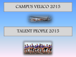 Talent People e Vela 2015