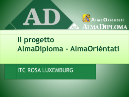 Presentazione Progetto AlmaDiploma